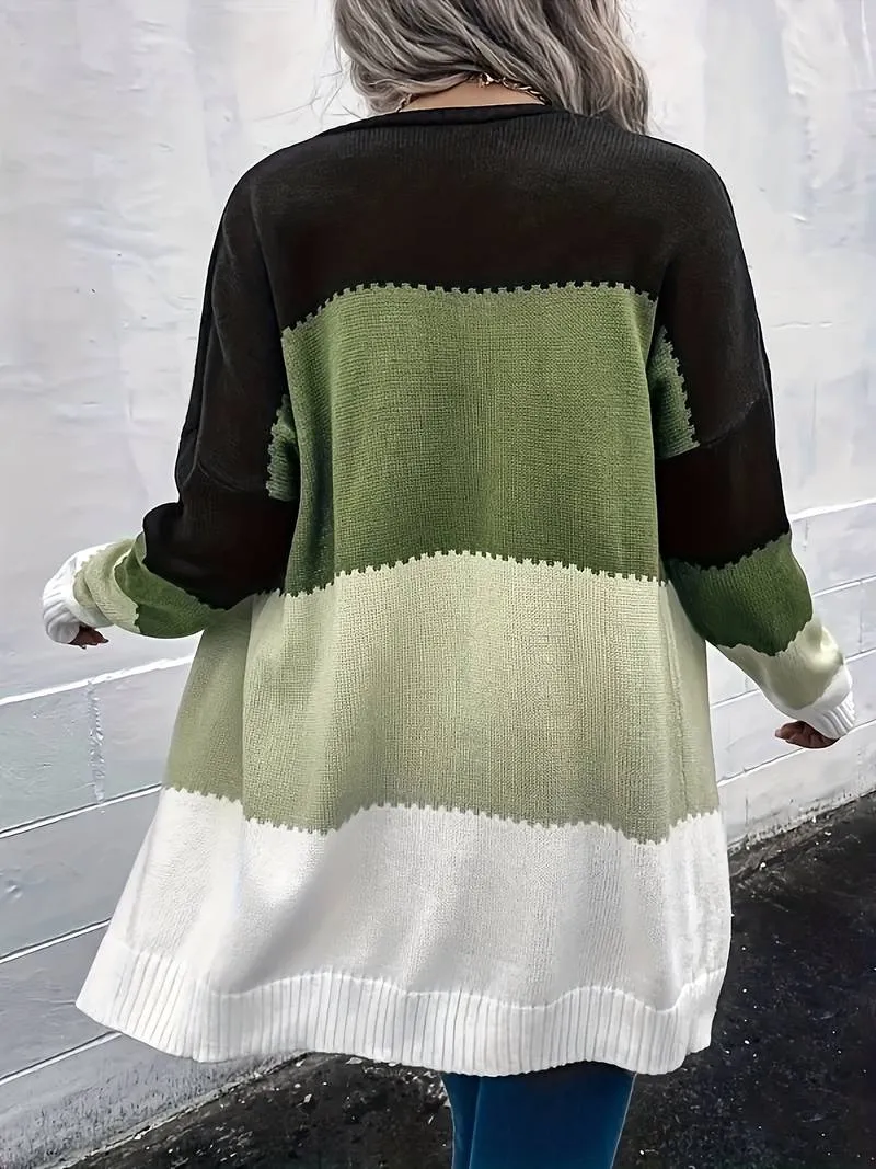 Delphine - Long Sleeve Casual Sweater