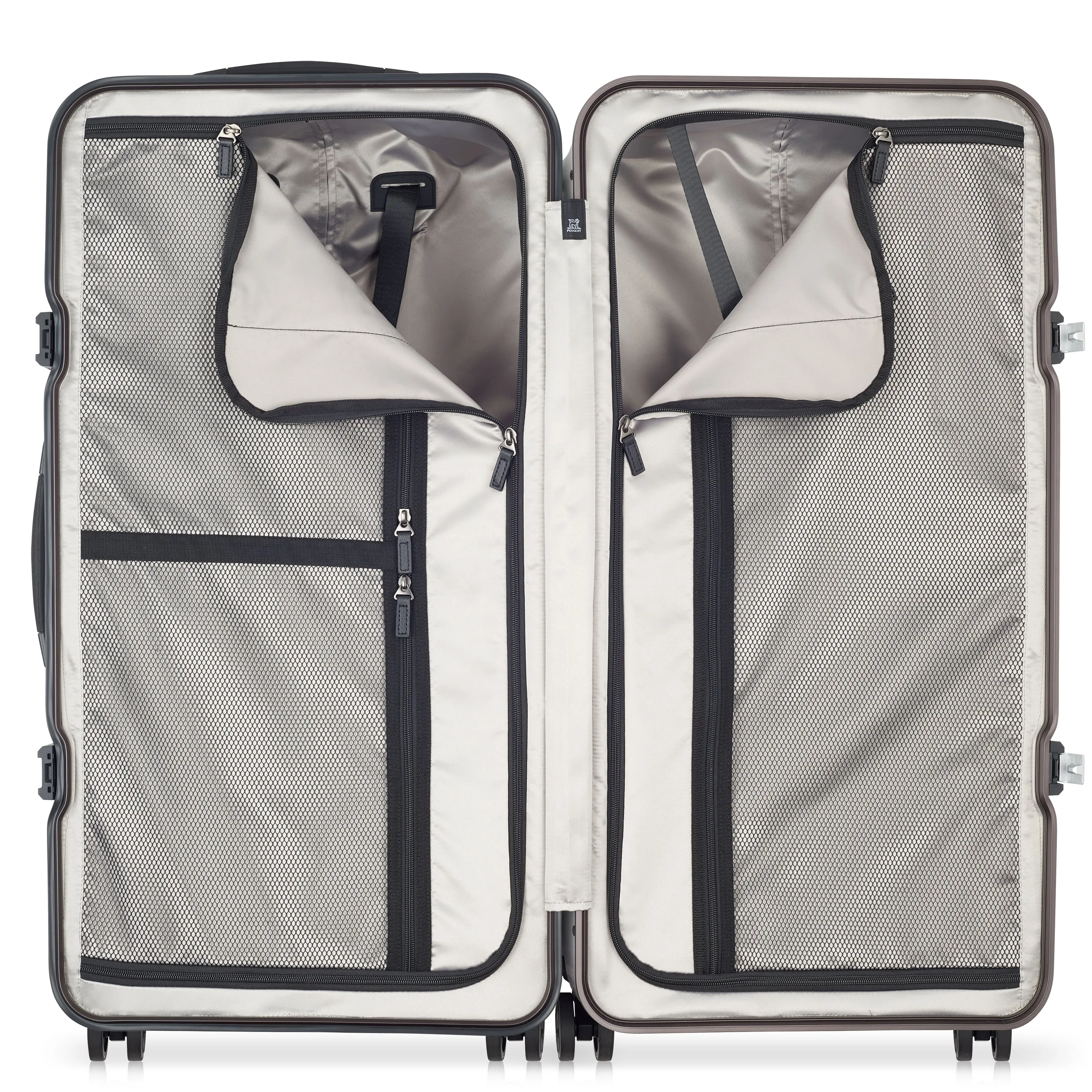 Peugeot Voyages Travel 80cm Hardcase 4 Double Wheel Check-in Luggage Trunk Trolley