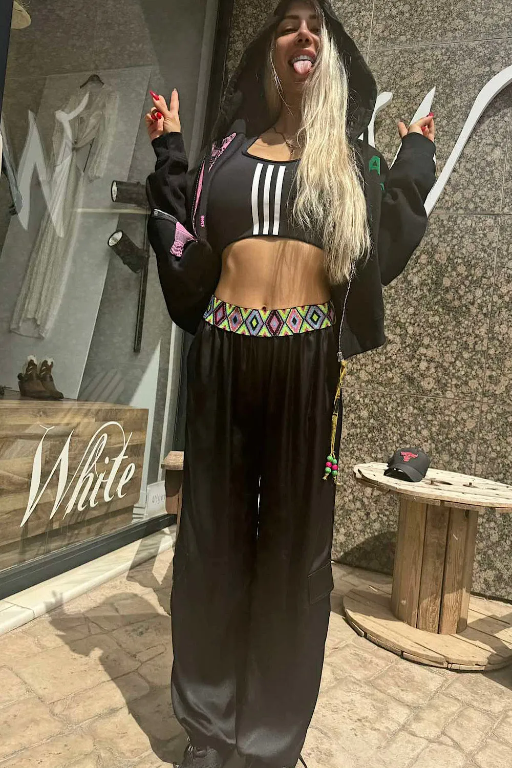 SILKY CARGO PANTS
